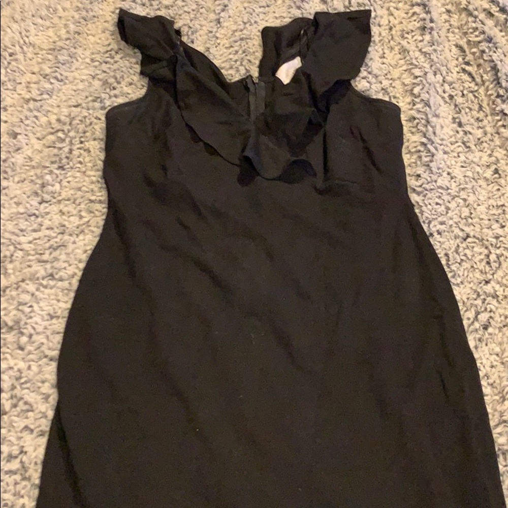 Size Large knee length black dress